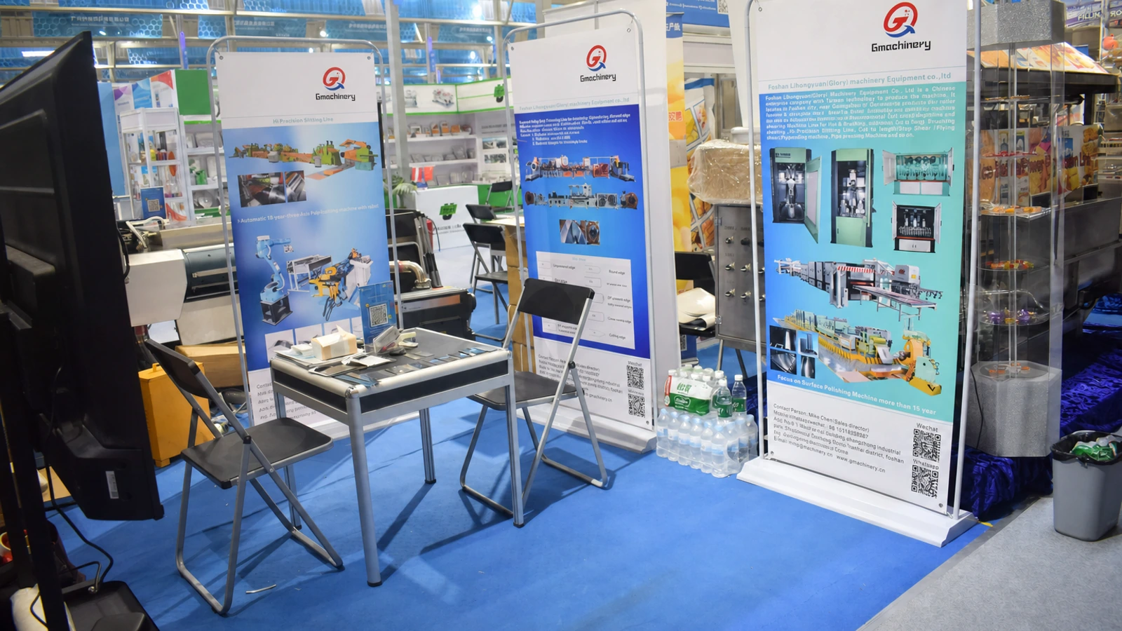 Stand de GLORY MACHINERY en la Feria de Cantón