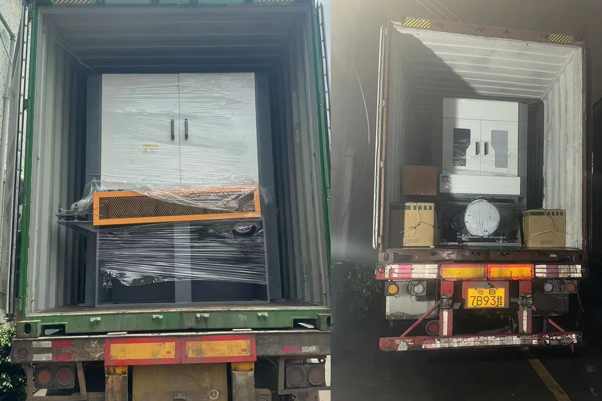 Línea de pulido chapa a chapa de 1600 mm cargada para Nivesha Alloys, India