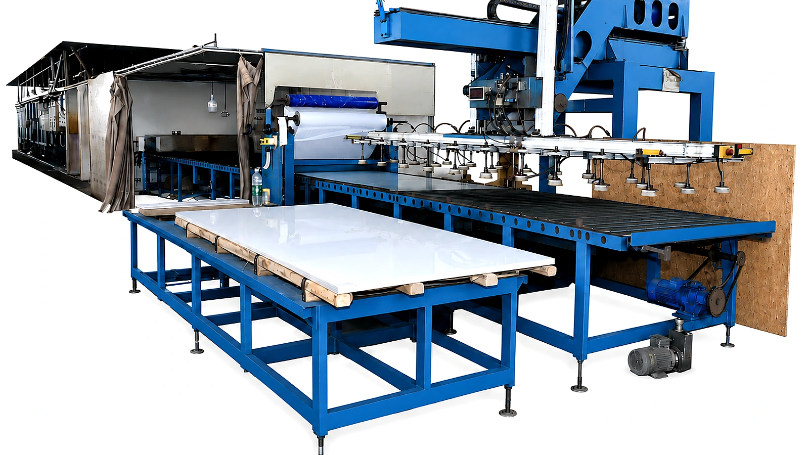 Máquina de alimentación automática para la línea de pulido espejo 8K
